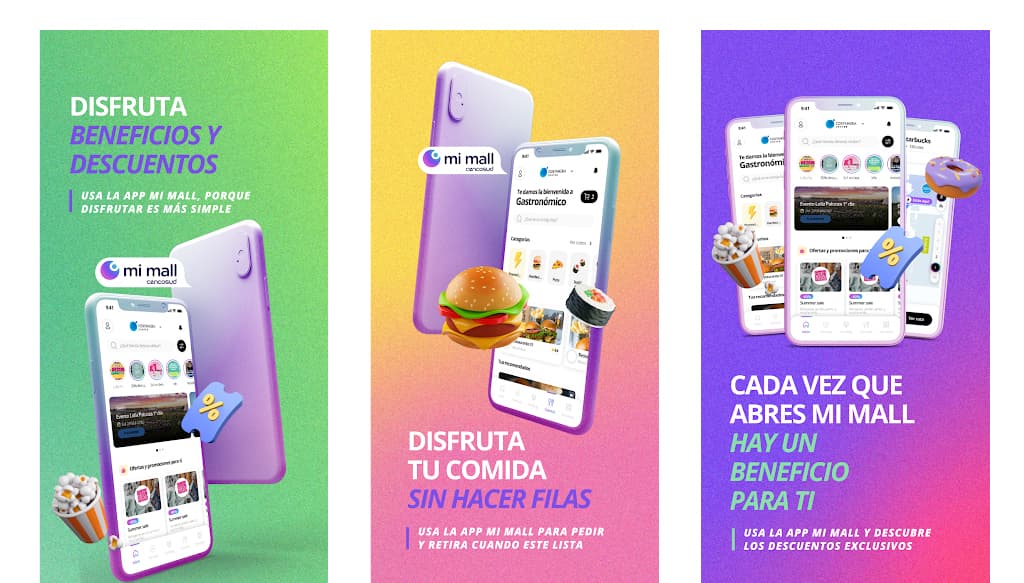 Developed Mi Mall, a flagship mobile application serving 500K+ visitors at Costanera Center (Latin America's tallest skyscraper), integrating multi-industry services including retail POS systems, food ordering platforms, attraction ticketing (Mirador Observatory), and smart parking solutions (AutoPass/AutoScan).